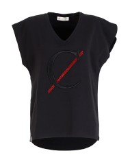 CafèNoir T-SHIRT Nero - Glamour Calzature
