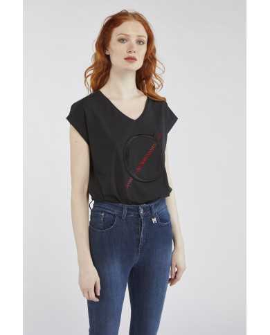 CafèNoir T-SHIRT Nero - Glamour Calzature CafèNoir T-SHIRT Nero - Glamour Calzature