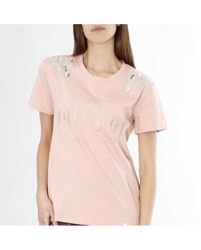 CafèNoir T-Shirts Rosa - Glamour Calzature