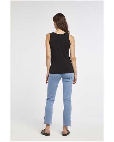 CafèNoir Canotta donna Nero - Glamour Calzature