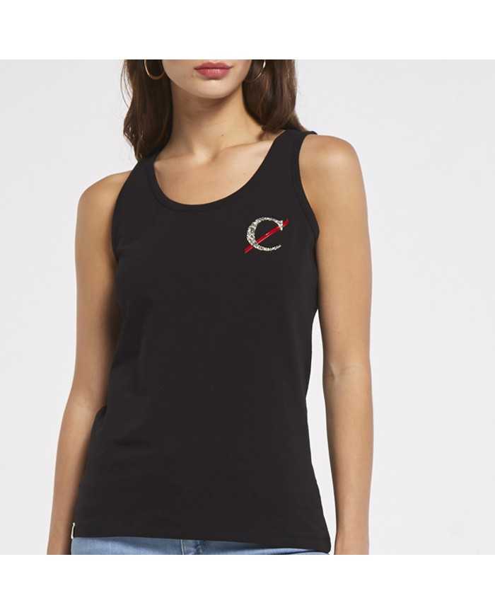 CafèNoir Canotta donna Nero - Glamour Calzature