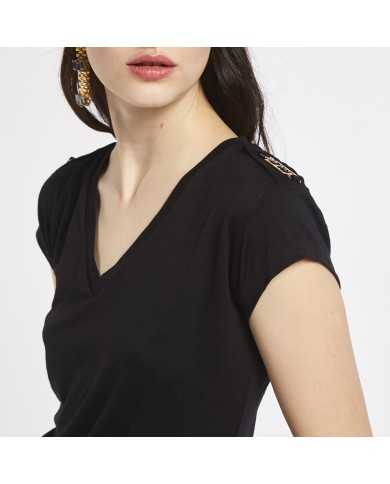 CafèNoir T-Shirt Nero - Glamour Calzature