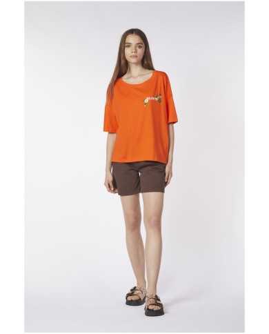 CafèNoir T-shirt donna Arancio - Glamour Calzature CafèNoir T-shirt donna Arancio - Glamour Calzature