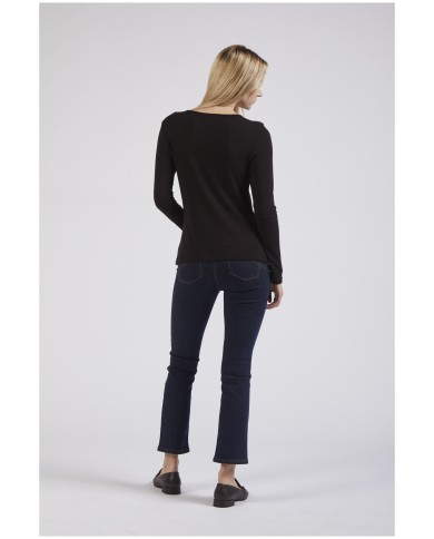CafèNoir T-Shirt gioiello Nero - Glamour Calzature CafèNoir T-Shirt gioiello Nero - Glamour Calzature