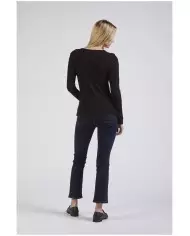 CafèNoir T-Shirt gioiello Nero - Glamour Calzature