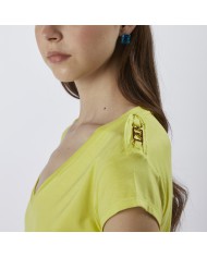CafèNoir T-Shirt Giallo - Glamour Calzature CafèNoir T-Shirt Giallo - Glamour Calzature