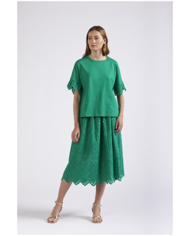 CafèNoir T-Shirt Verde - Glamour Calzature CafèNoir T-Shirt Verde - Glamour Calzature