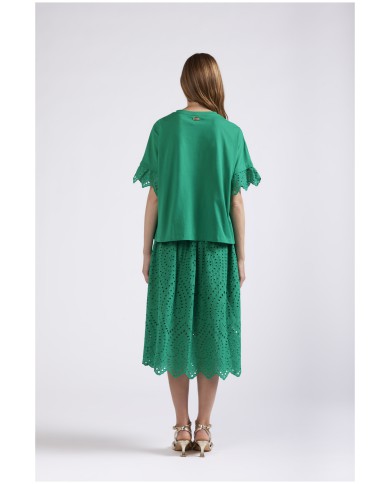CafèNoir T-Shirt Verde - Glamour Calzature CafèNoir T-Shirt Verde - Glamour Calzature