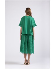CafèNoir T-Shirt Verde - Glamour Calzature CafèNoir T-Shirt Verde - Glamour Calzature