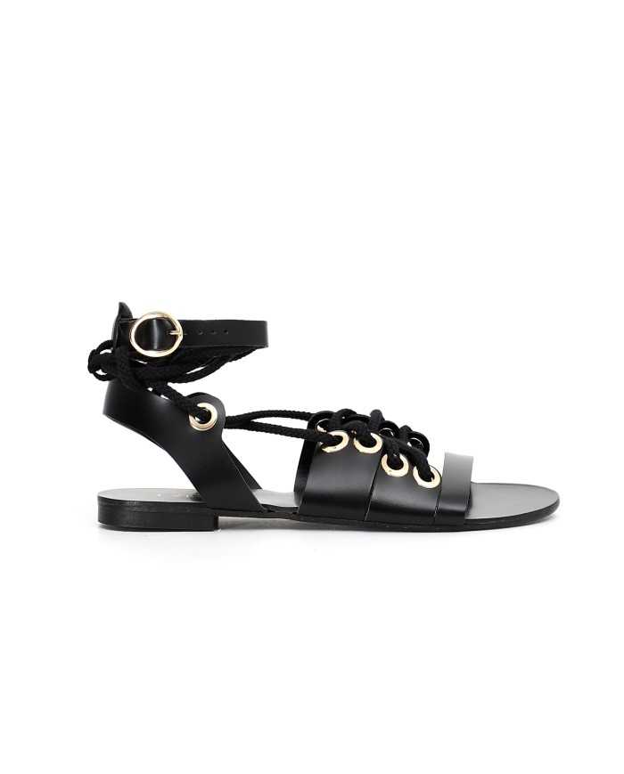 CafèNoir Sandaletto Nero - Glamour Calzature