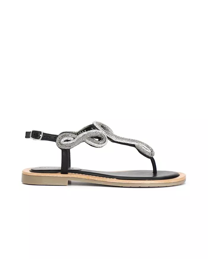 CafèNoir Sandalo Nero - Glamour Calzature