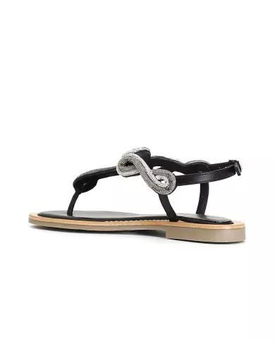 CafèNoir Sandalo Nero - Glamour Calzature