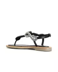 CafèNoir Sandalo Nero - Glamour Calzature