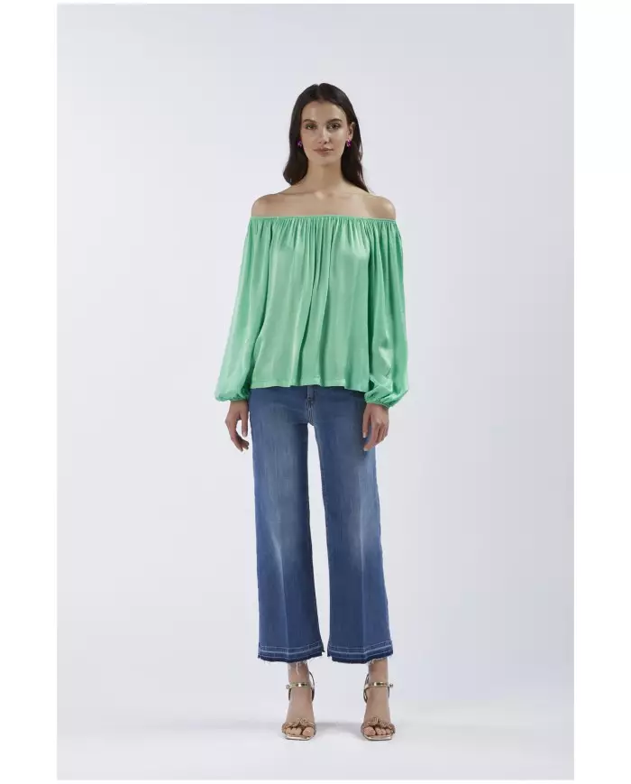 CafèNoir Blusa Verde - Glamour Calzature