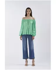 CafèNoir Blusa Verde - Glamour Calzature