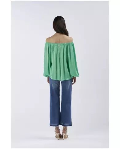 CafèNoir Blusa Verde - Glamour Calzature