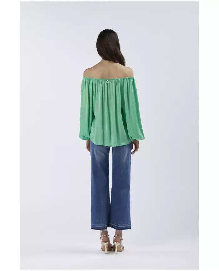 CafèNoir Blusa Verde - Glamour Calzature