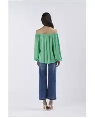 CafèNoir Blusa Verde - Glamour Calzature