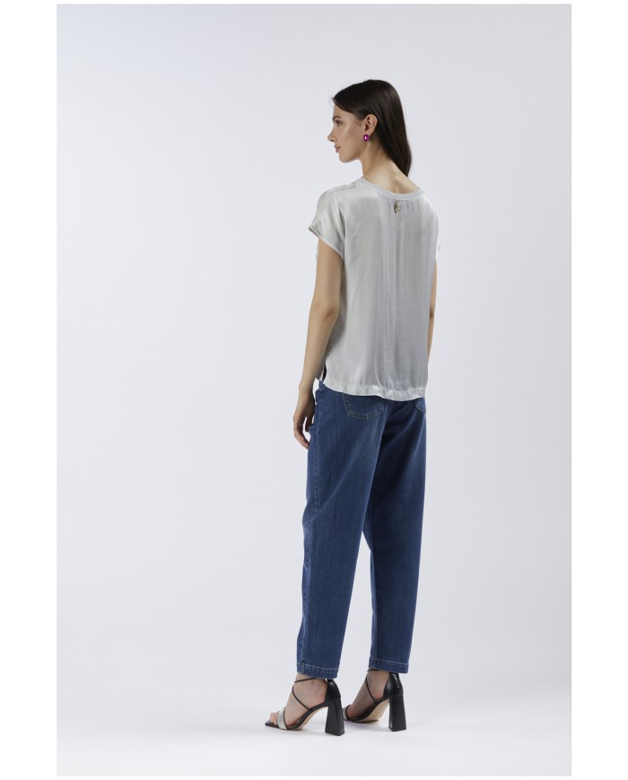 CafèNoir Blusa Avorio - Glamour Calzature