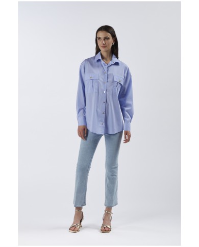 CafèNoir Camicia Viola - Glamour Calzature CafèNoir Camicia Viola - Glamour Calzature