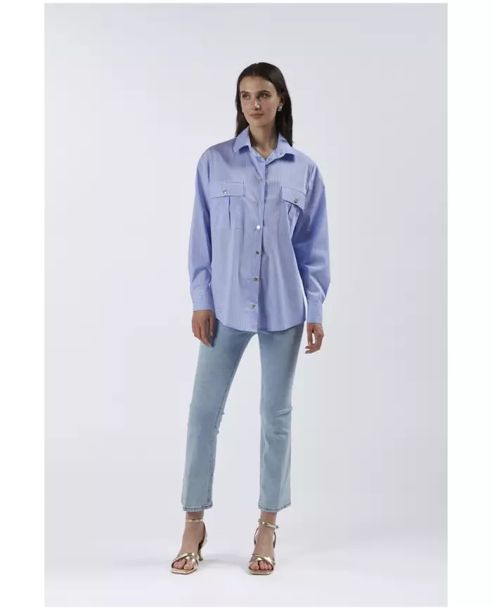 CafèNoir Camicia Viola - Glamour Calzature