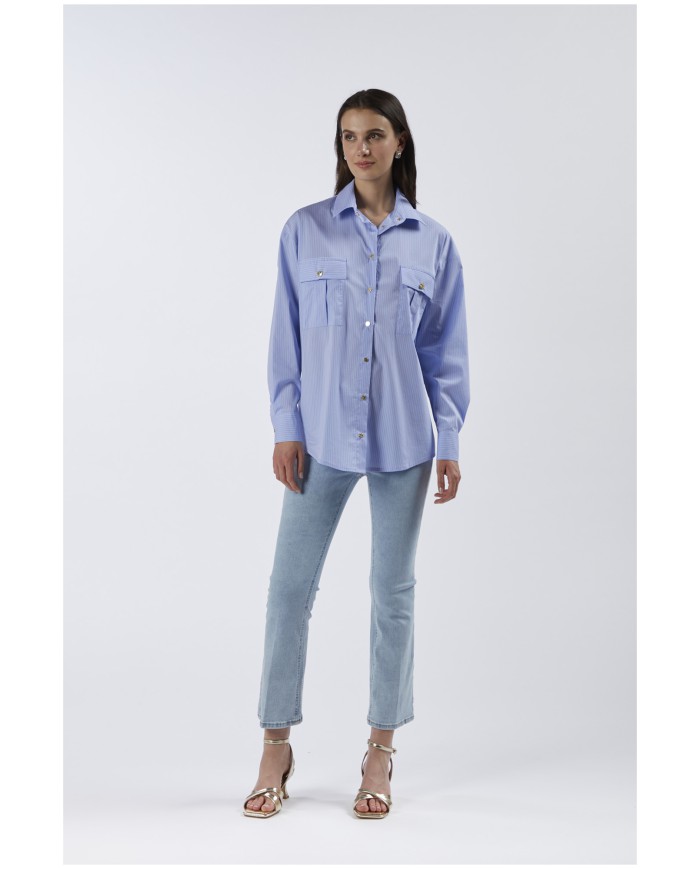 CafèNoir Camicia Viola - Glamour Calzature