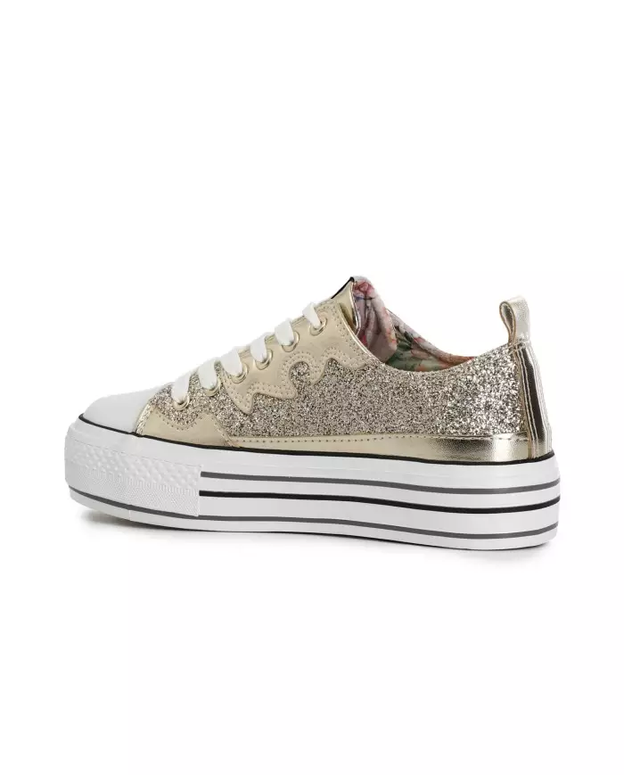 CafèNoir Sneakers Oro - Glamour Calzature