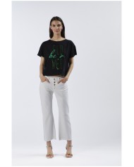 CafèNoir T-shirt Nero - Glamour Calzature CafèNoir T-shirt Nero - Glamour Calzature