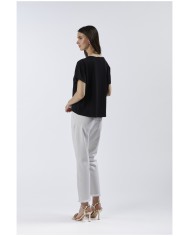 CafèNoir T-shirt Nero - Glamour Calzature CafèNoir T-shirt Nero - Glamour Calzature