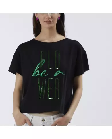 CafèNoir T-shirt Nero - Glamour Calzature