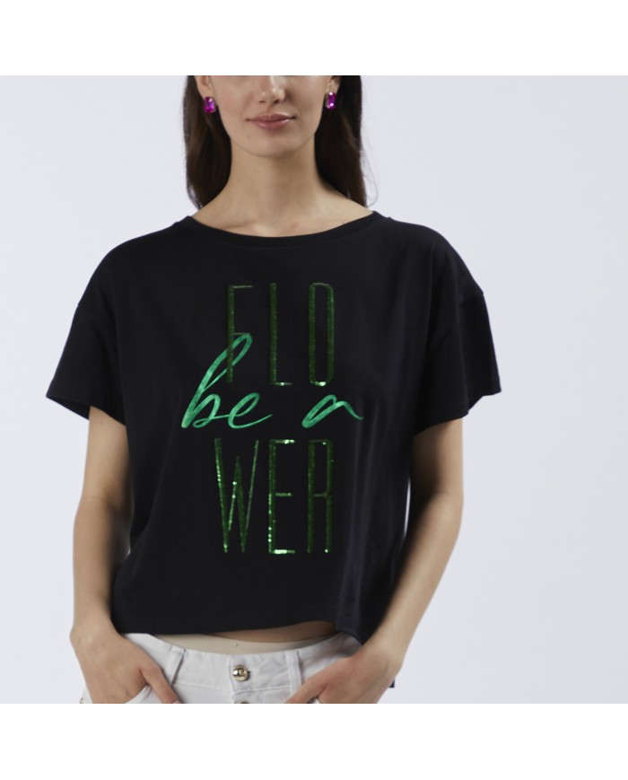 CafèNoir T-shirt Nero - Glamour Calzature CafèNoir T-shirt Nero - Glamour Calzature