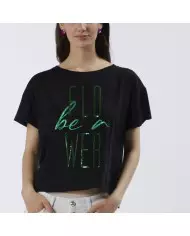 CafèNoir T-shirt Nero - Glamour Calzature