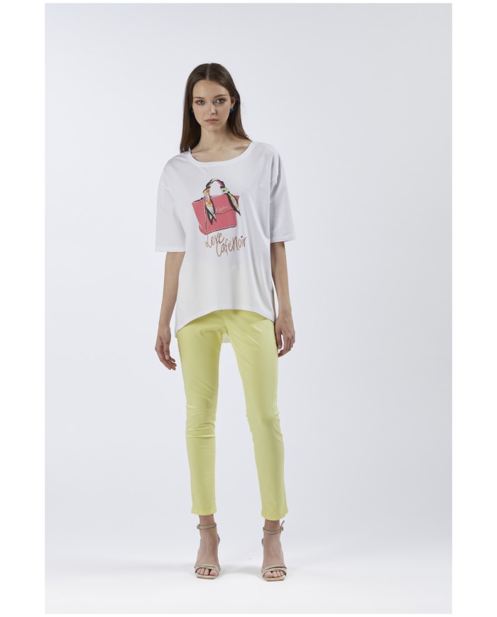 CafèNoir T-shirt Bianco - Glamour Calzature