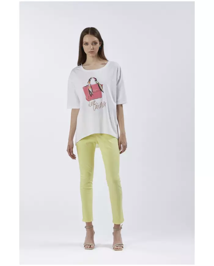 CafèNoir T-shirt Bianco - Glamour Calzature