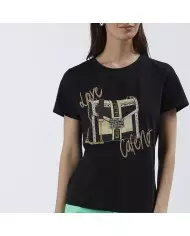 CafèNoir T-shirt Nero - Glamour Calzature
