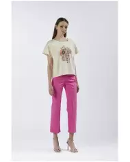 CafèNoir T-shirt Beige - Glamour Calzature