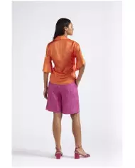 CafèNoir Camicia incrociata Arancio - Glamour Calzature