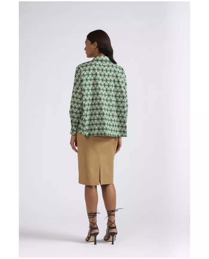 CafèNoir Camicia Verde - Glamour Calzature