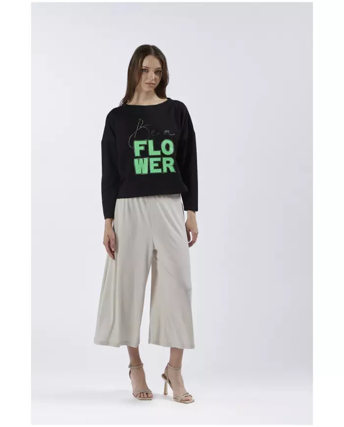 CafèNoir Felpa Nero - Glamour Calzature