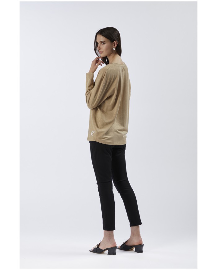 CafèNoir Felpa Oro - Glamour Calzature