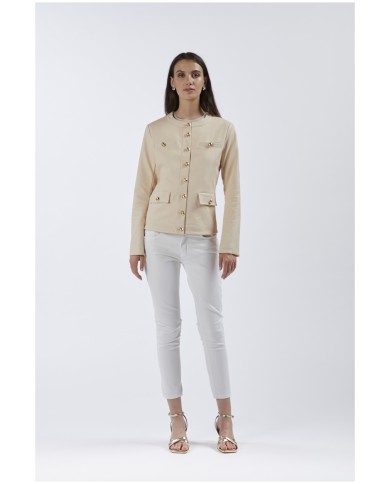 CafèNoir Giacca Beige - Glamour Calzature CafèNoir Giacca Beige - Glamour Calzature