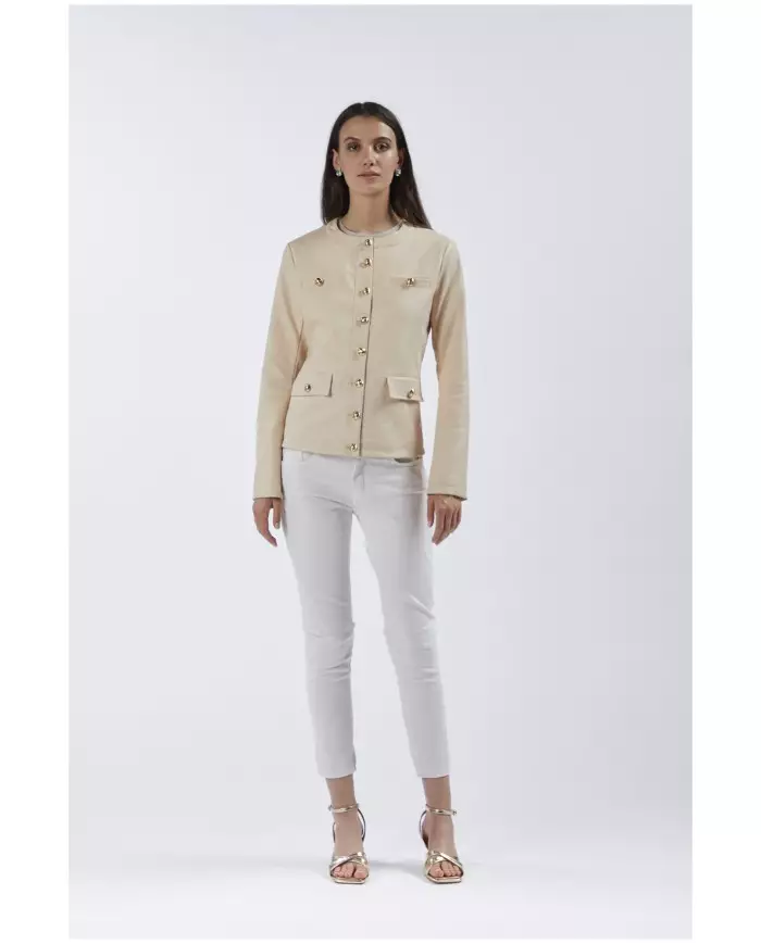 CafèNoir Giacca Beige - Glamour Calzature