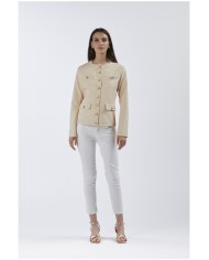 CafèNoir Giacca Beige - Glamour Calzature CafèNoir Giacca Beige - Glamour Calzature