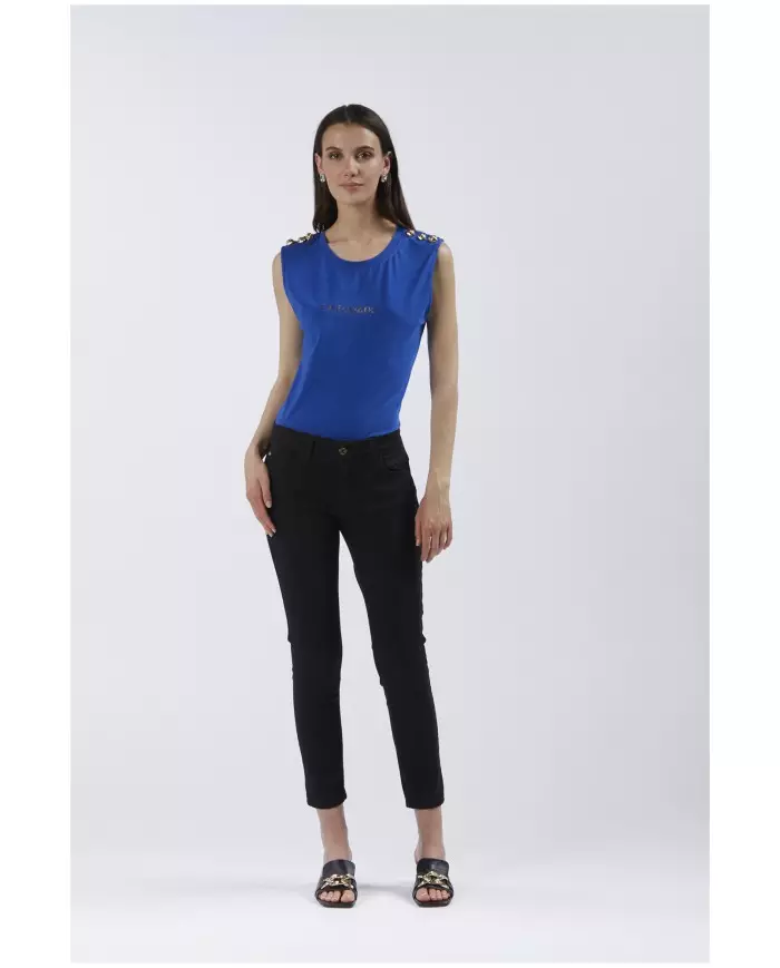 CafèNoir Jeans Nero - Glamour Calzature