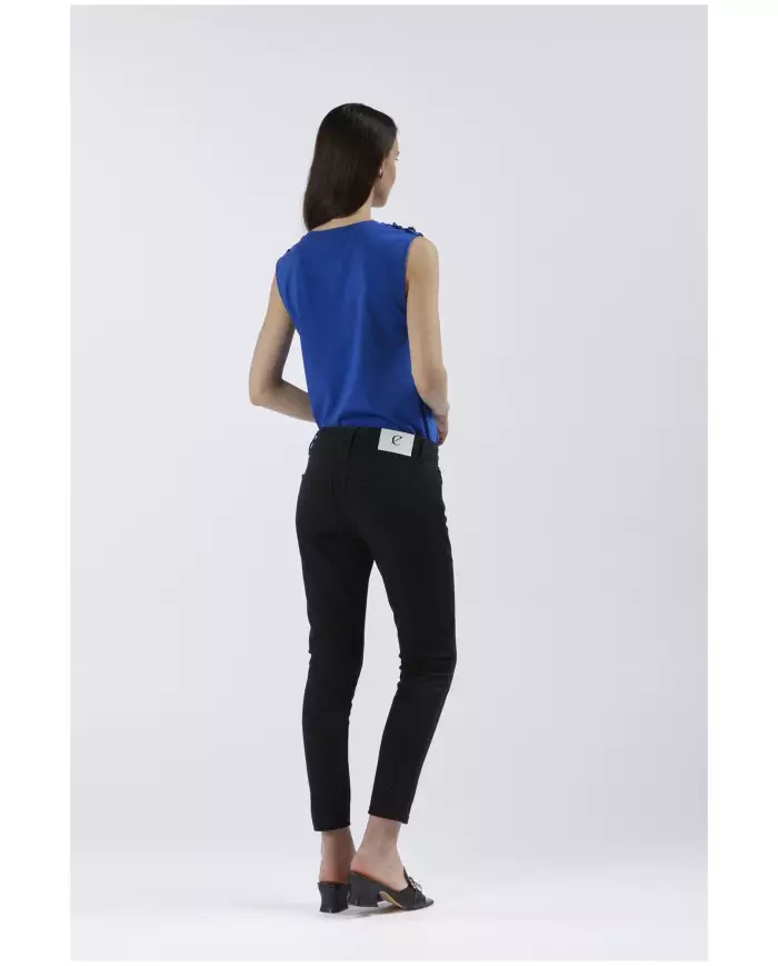 CafèNoir Jeans Nero - Glamour Calzature