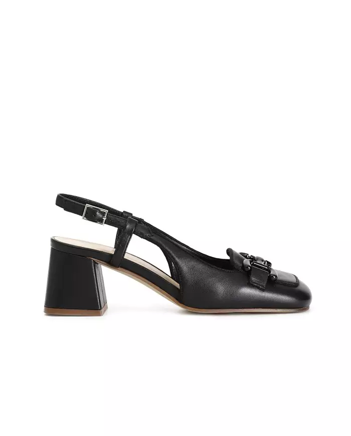 CafèNoir Slingback Nero - Glamour Calzature