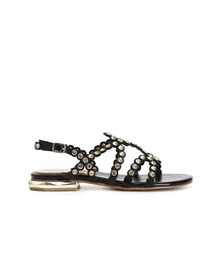 CafèNoir Sandalo Nero - Glamour Calzature