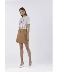 CafèNoir MiniGonna Cuoio - Glamour Calzature