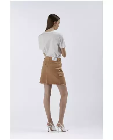 CafèNoir MiniGonna Cuoio - Glamour Calzature