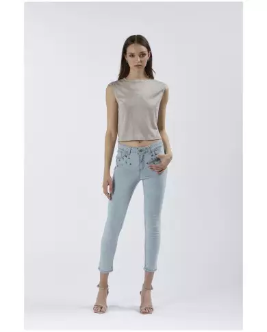 CafèNoir Jeans Azzurro - Glamour Calzature